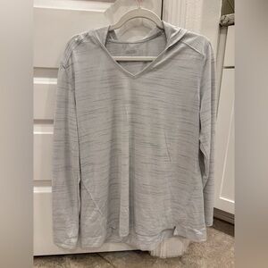 Reel Legends Freeline Lightweight Performance Hoodie Gray L